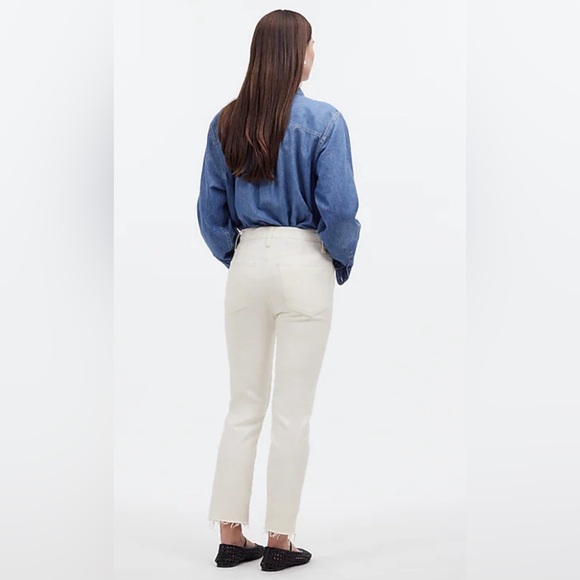 Madewell Perfect Vintage White Skinny Jeans Size 26 - Picture 2 of 6
